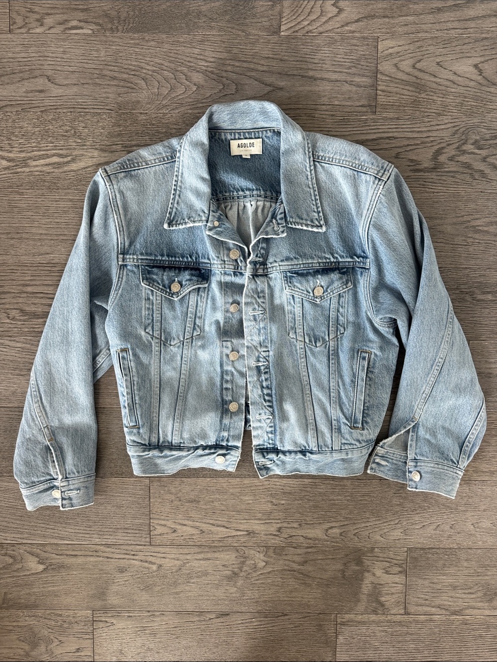 Agolde Blanca Oversized Denim Jacket - Picture 6 of 15